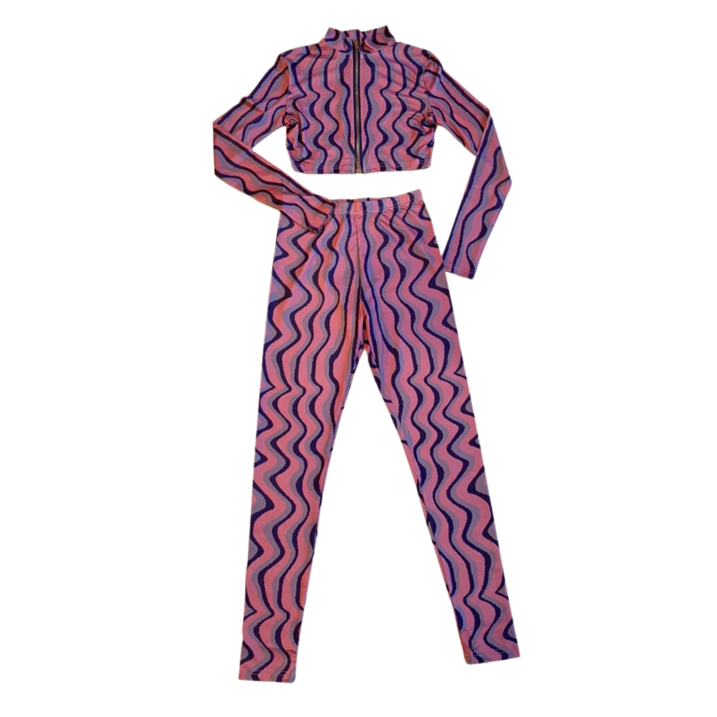 Daze - Longsleeve Two Piece Set - Purple