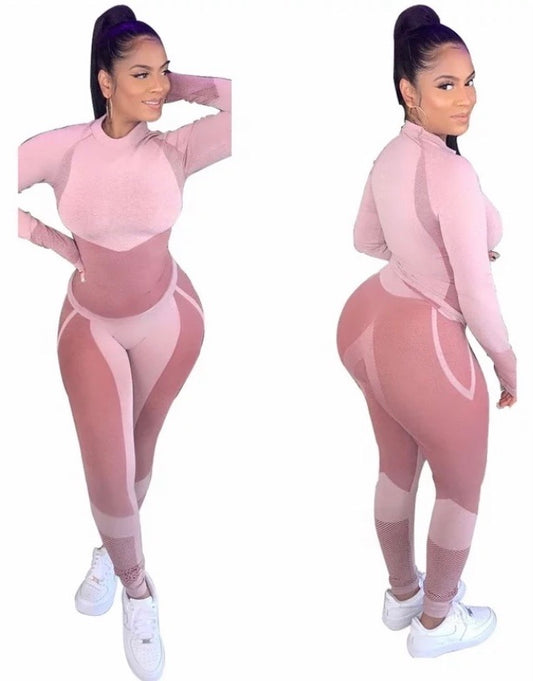 Pink Racer Jumpsuit